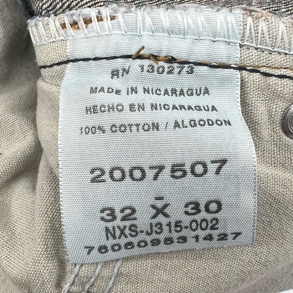 Lee Regular Fit Boot Cut Distressed Jeans Size 32 x 30 Men's - Picture 5 of 5